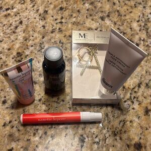 Nanette Lepore lotion and perfume bundle - with facial cleanser and cream